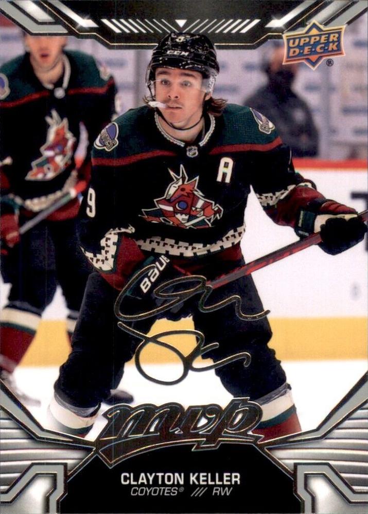 Clayton Keller #84 Arizona Coyotes | 2022-23 Upper Deck MVP Silver Script