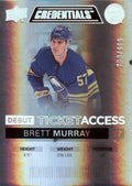 Brett Murray #84 Buffalo Sabres | 2021-22 Upper Deck Credentials