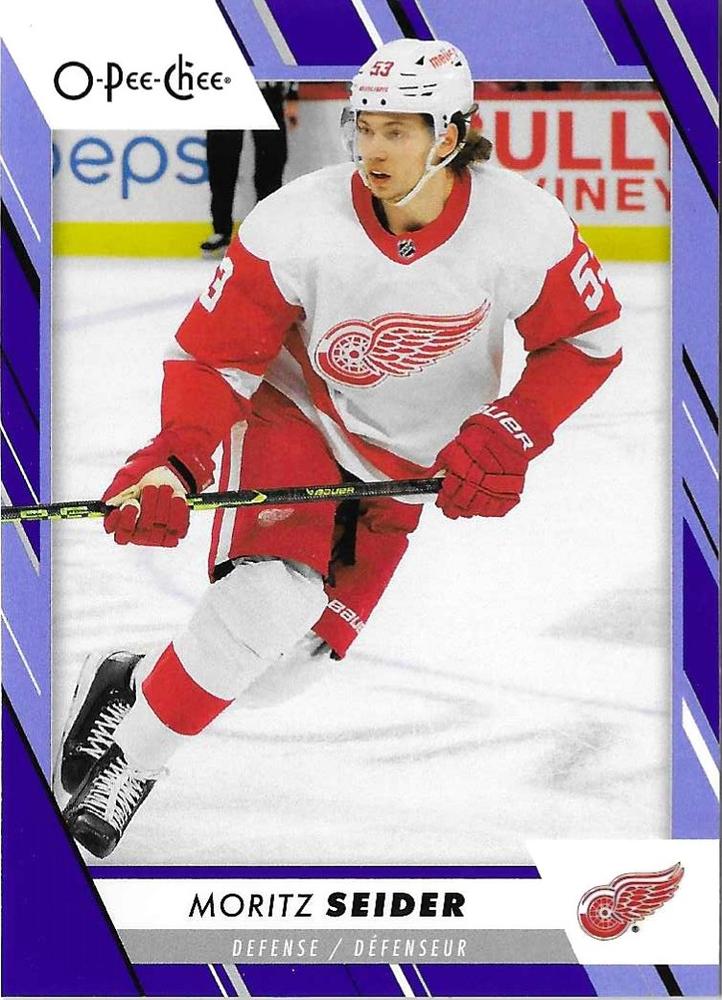 Moritz Seider #84 Detroit Red Wings | 2023-24 O-Pee-Chee Blue Border