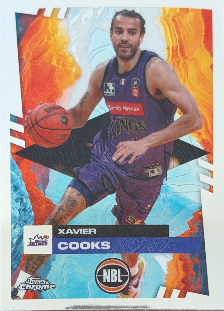 Xavier Cooks #84 Sydney Kings | 2024-25 Topps Chrome NBL (front)