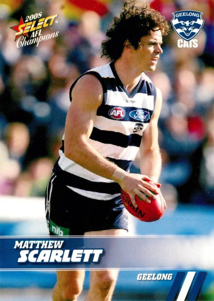 Matthew Scarlett #85 Geelong Cats | 2008 Select AFL Champions