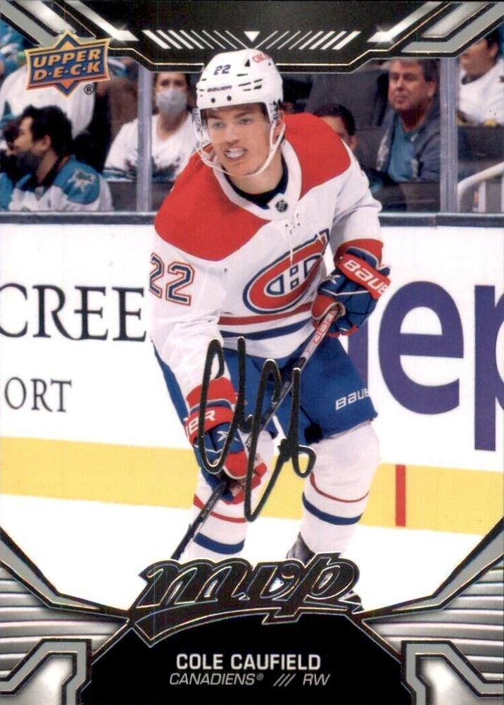 Cole Caufield #85 Montreal Canadiens | 2022-23 Upper Deck MVP Silver Script