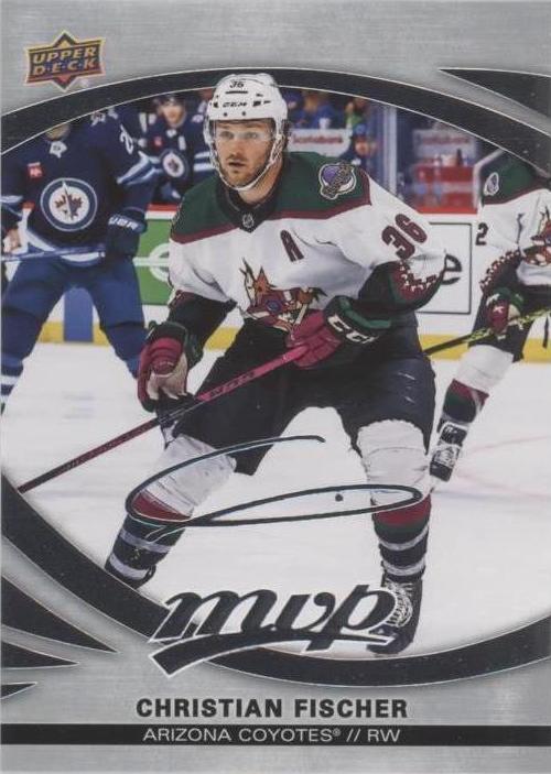 Christian Fischer #85 Arizona Coyotes | 2023-24 Upper Deck MVP Silver Script