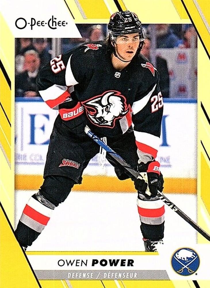 Owen Power #85 Buffalo Sabres | 2023-24 O-Pee-Chee Yellow Border