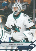 Martin Jones #86 San Jose Sharks | 2020-21 Upper Deck Overtime Blue Foil