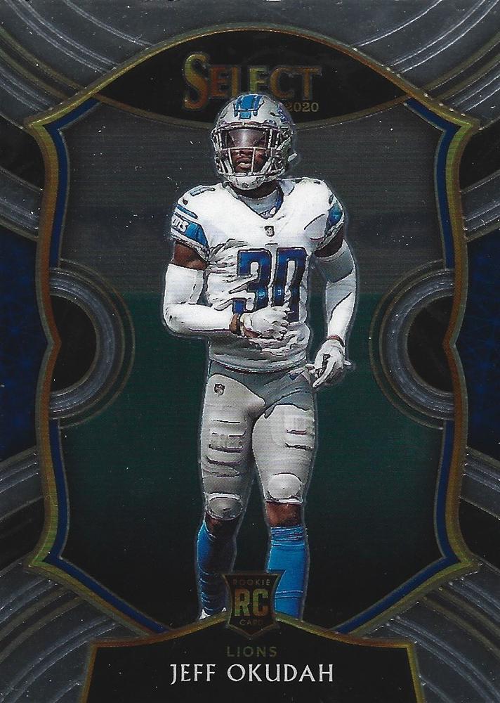 Jeff Okudah #86 Detroit Lions | 2020 Panini Select |  | NFL Football