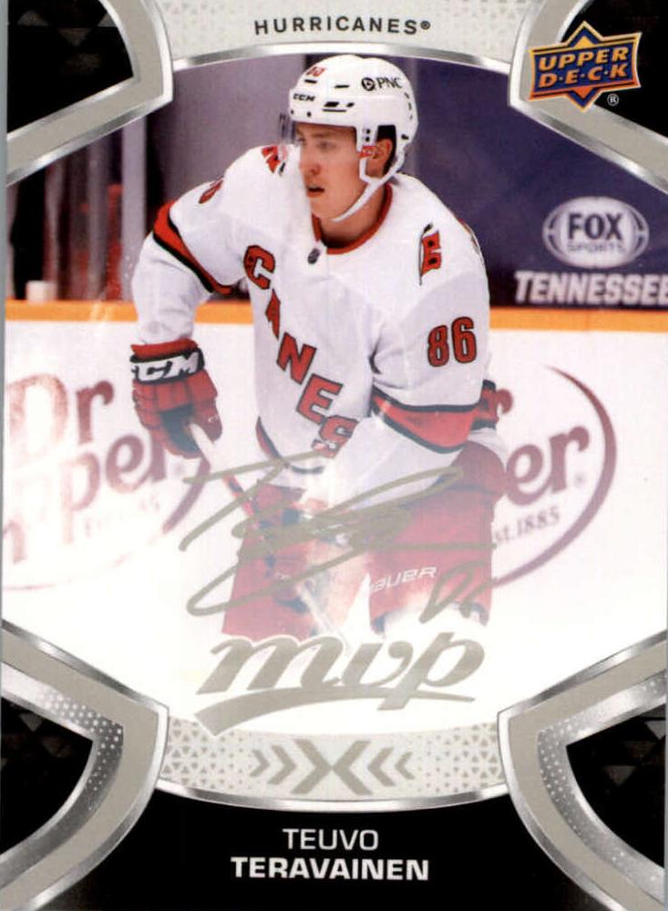 Teuvo Teravainen #86 Carolina Hurricanes | 2021-22 Upper Deck MVP Silver Script