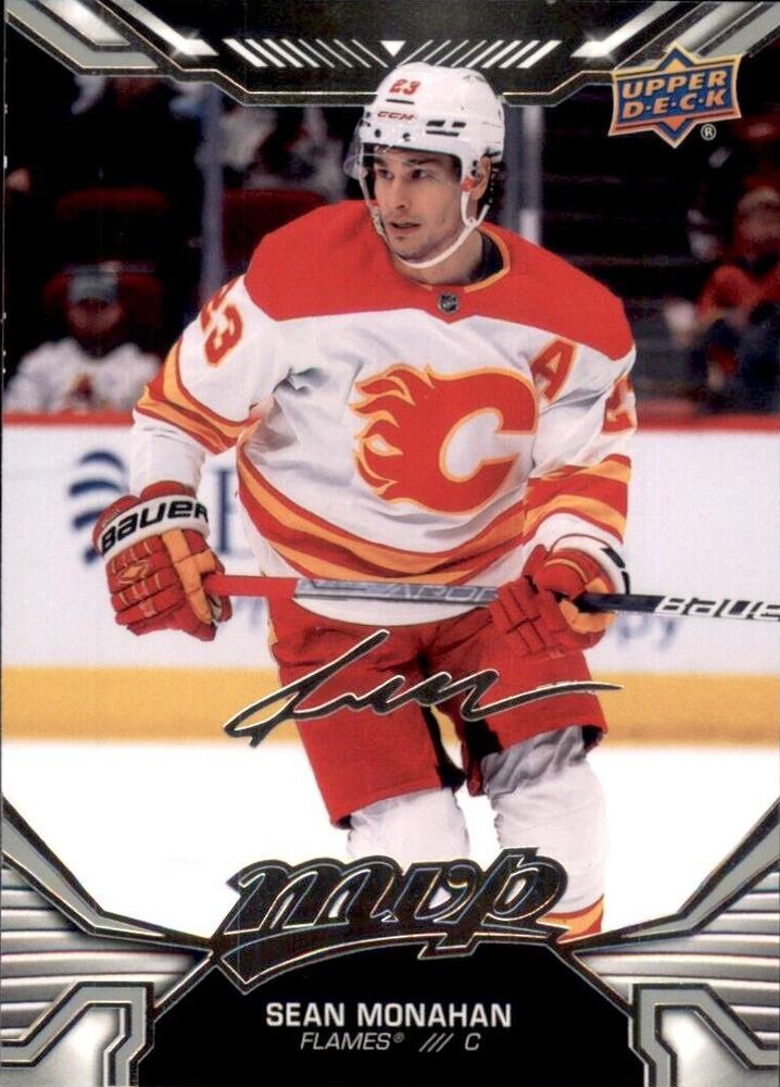 Sean Monahan #86 Calgary Flames | 2022-23 Upper Deck MVP Silver Script