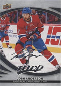 Josh Anderson #86 Montreal Canadiens | 2023-24 Upper Deck MVP Silver Script
