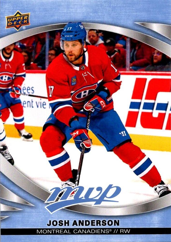 Josh Anderson #86 Montreal Canadiens | 2023-24 Upper Deck MVP