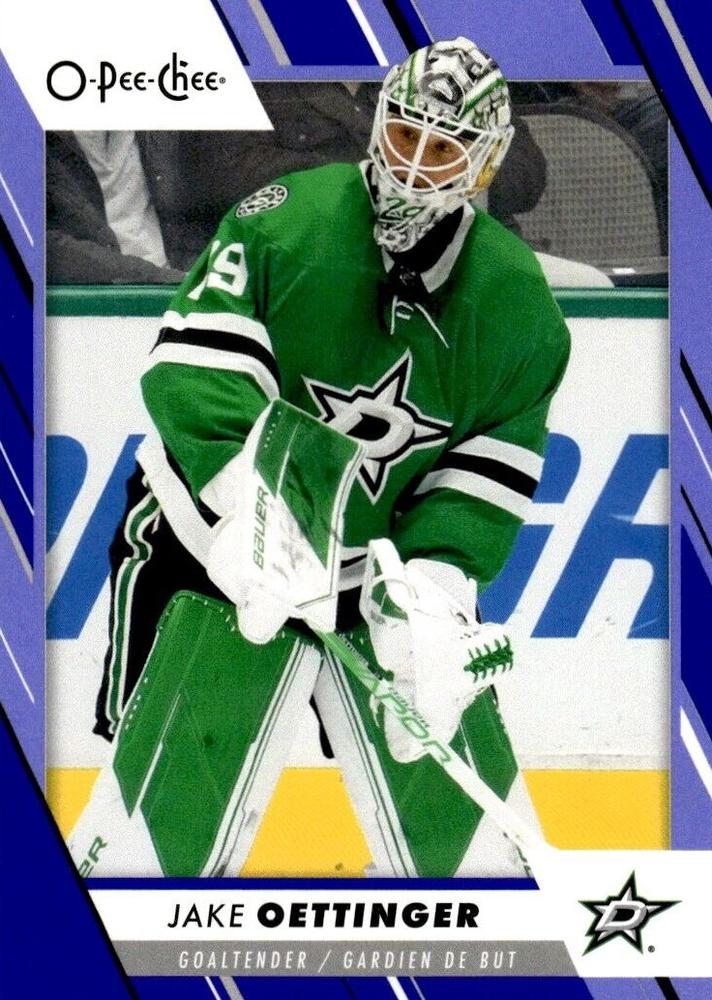 Jake Oettinger #86 Dallas Stars | 2023-24 O-Pee-Chee Blue Border