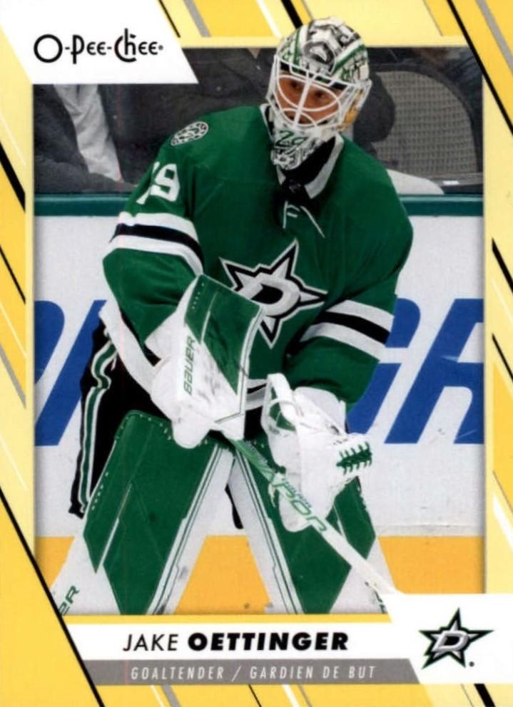 Jake Oettinger #86 Dallas Stars | 2023-24 O-Pee-Chee Yellow Border