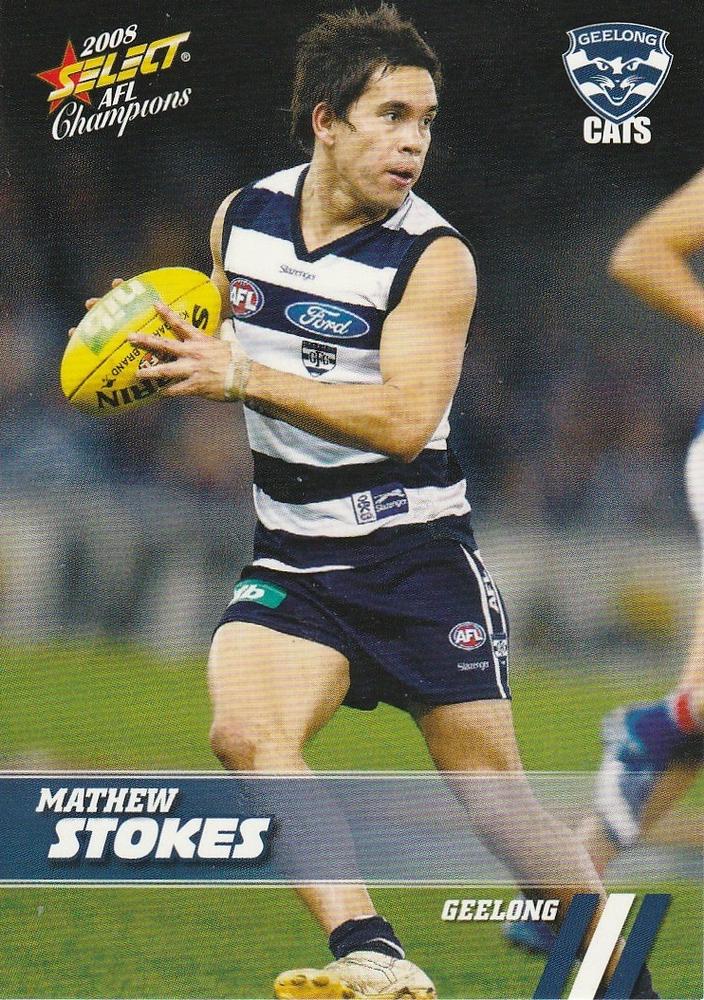 Mathew Stokes #87 Geelong Cats | 2008 Select AFL Champions