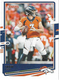 Drew Lock #87 Denver Broncos (Orange jersey) | 2020 Panini Donruss | NFL Football