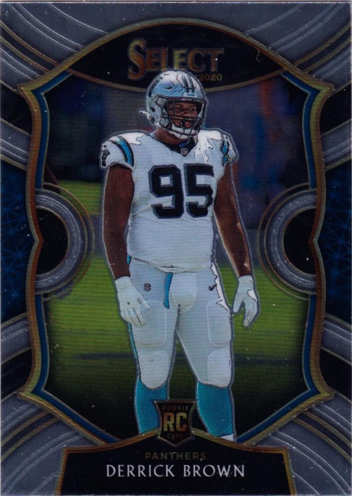 Derrick Brown #87 Carolina Panthers | 2020 Panini Select |  | NFL Football