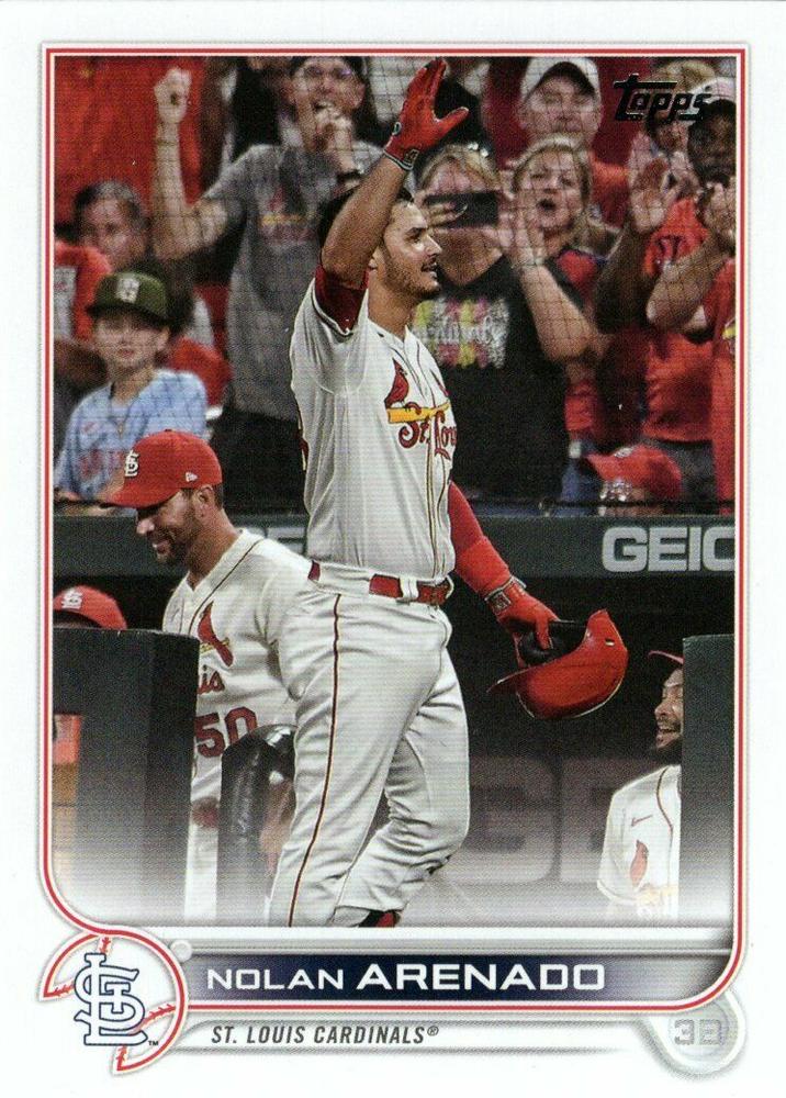 Nolan Arenado #87 St. Louis Cardinals (Waving to crowd) | 2022 Topps