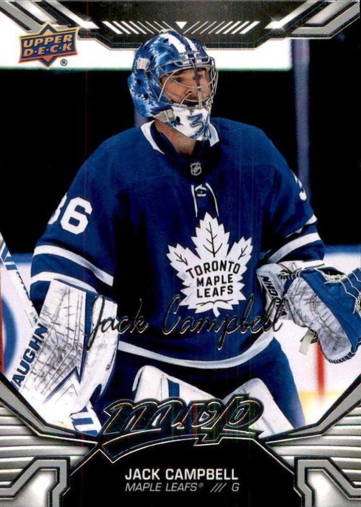 Jack Campbell #87 Toronto Maple Leafs | 2022-23 Upper Deck MVP Silver Script