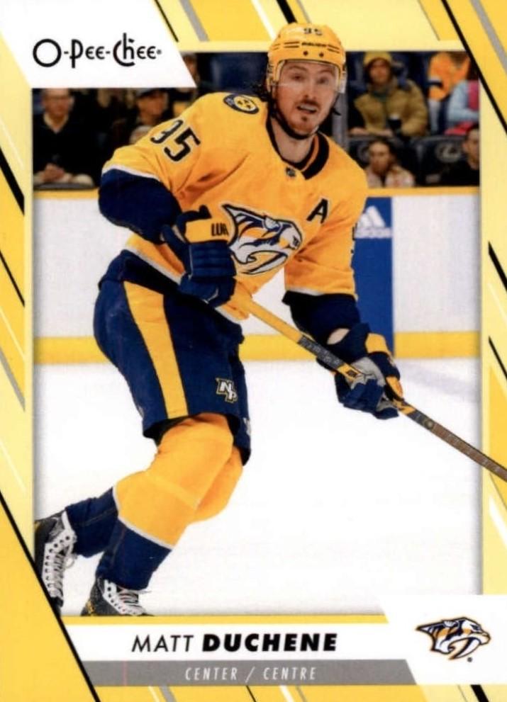 Matt Duchene #87 Nashville Predators | 2023-24 O-Pee-Chee Yellow Border