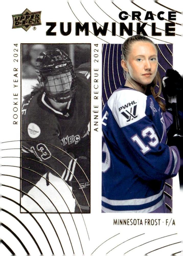Grace Zumwinkle #87 Minnesota Frost | 2024-25 Upper Deck Tim Hortons Retrospective Rookies