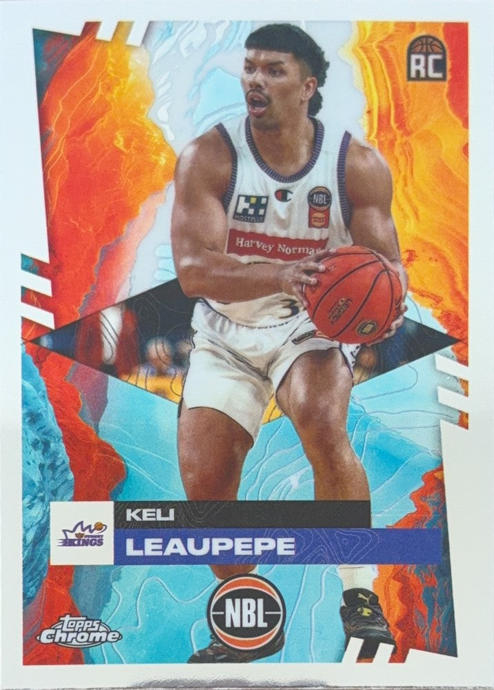 Keli Leaupepe #87 Sydney Kings | 2024-25 Topps Chrome NBL (front)