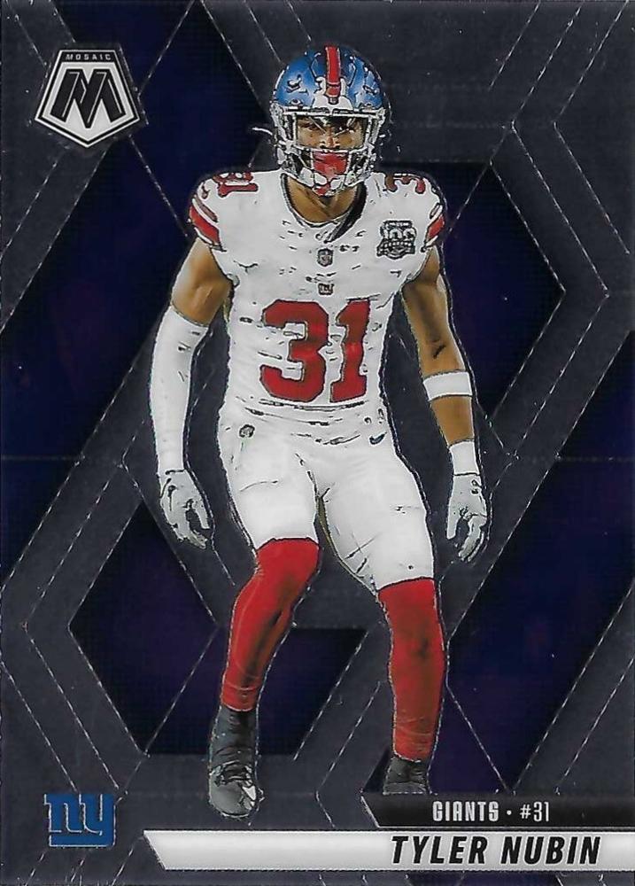 Tyler Nubin #87 New York Giants | 2025 Panini Mosaic | NFL Football