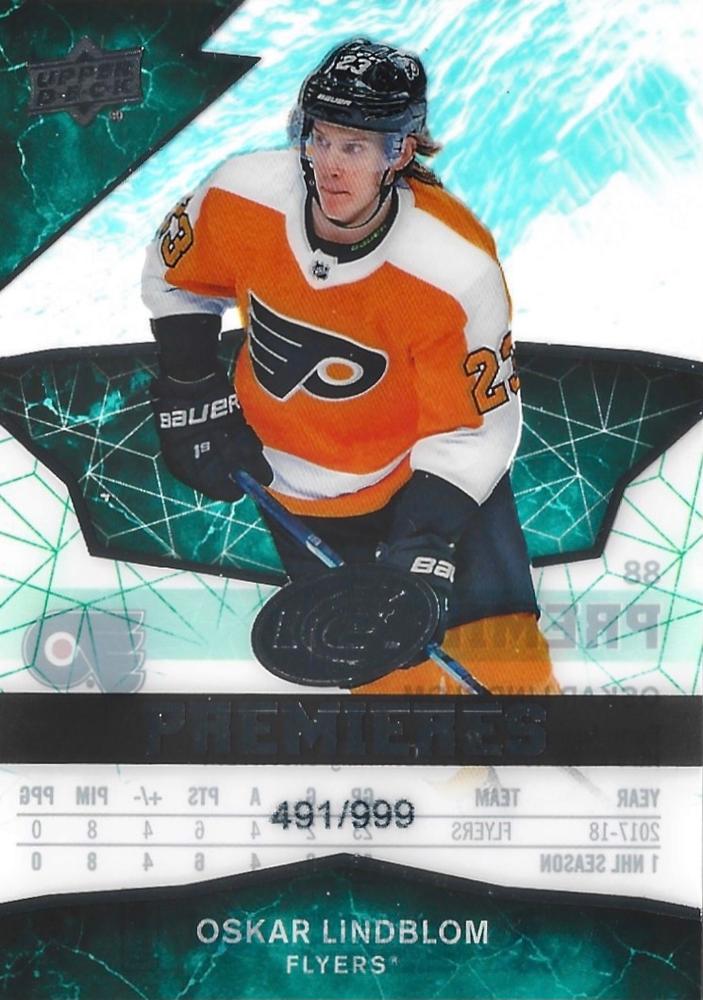 Oskar Lindblom #88 Philadelphia Flyers | 2018-19 Upper Deck Ice