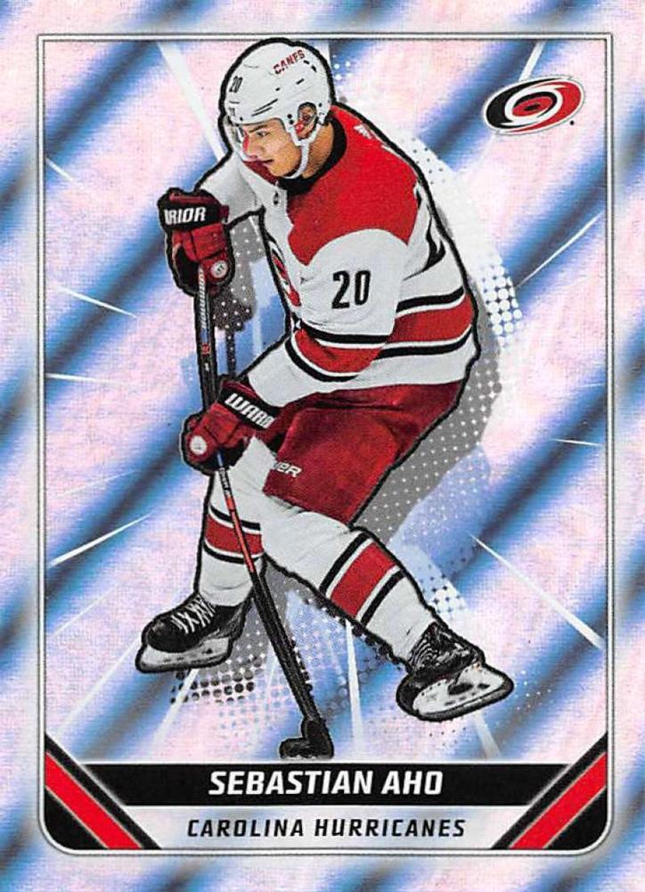 Sebastian Aho FOIL #88 | 2019-20 Topps NHL Sticker Collection