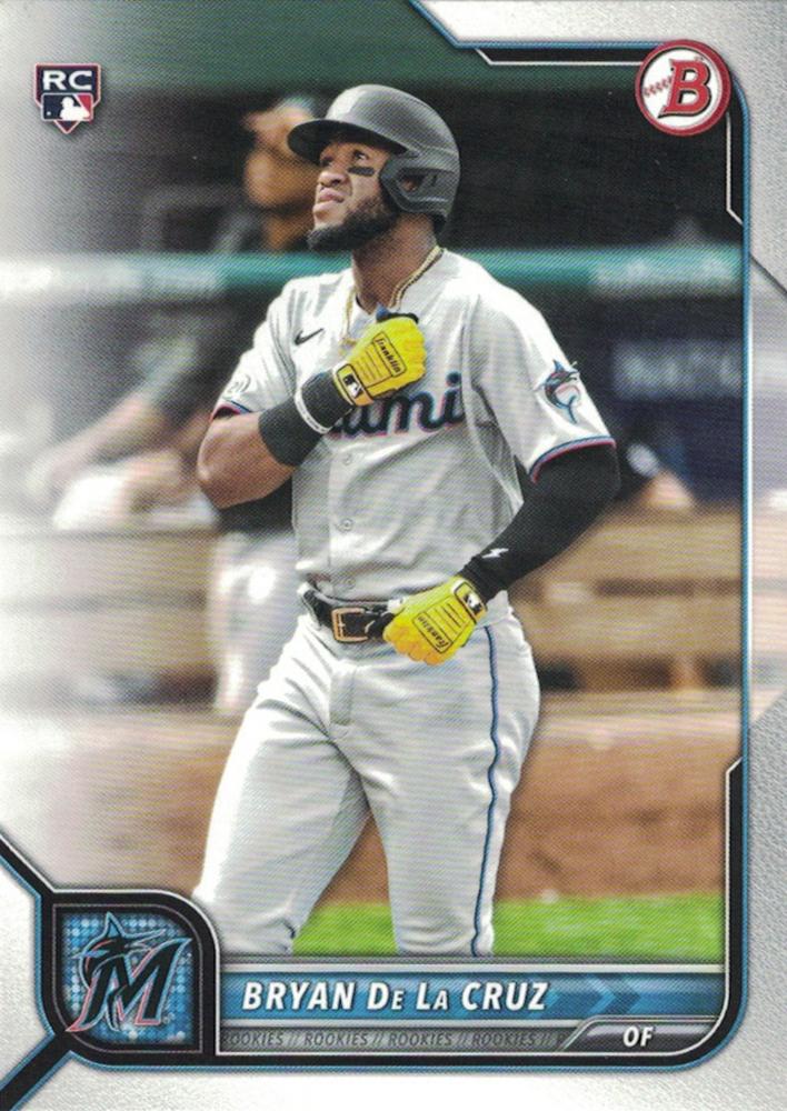 Bryan De La Cruz #88 Miami Marlins | 2022 Bowman