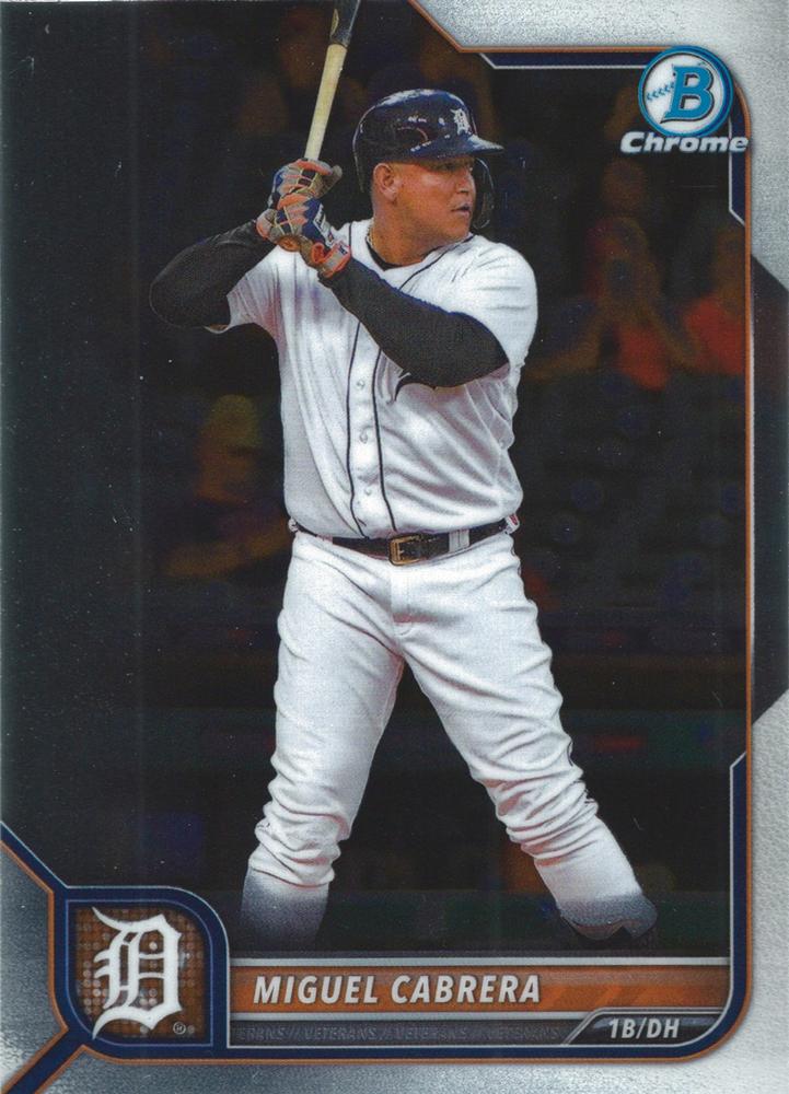 Miguel Cabrera #88 Detroit Tigers | 2022 Bowman Chrome