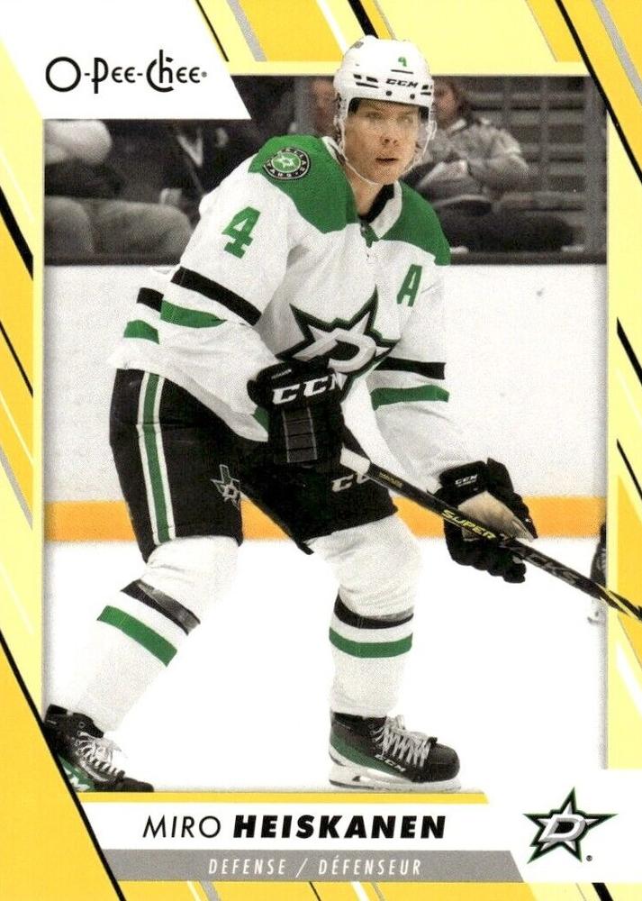 Miro Heiskanen #88 Dallas Stars | 2023-24 O-Pee-Chee Yellow Border