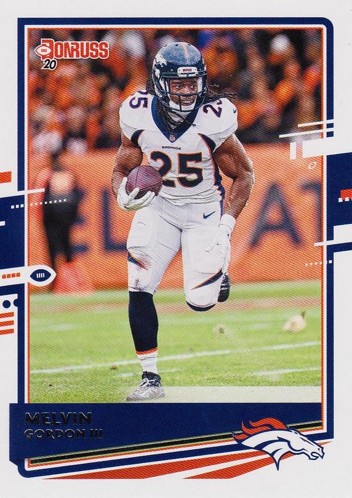 Melvin Gordon III #89 Denver Broncos | 2020 Panini Donruss | NFL Football