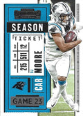DJ Moore #89 Carolina Panthers | 2020 Panini Contenders |  | NFL Football