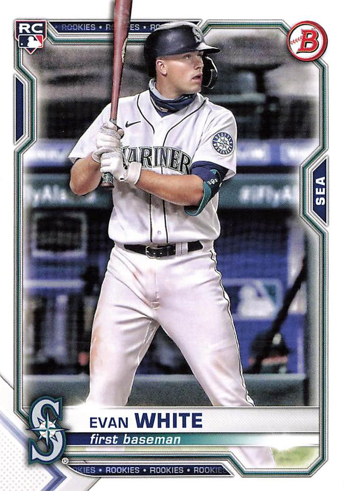 Evan White #89 Seattle Mariners | 2021 Bowman