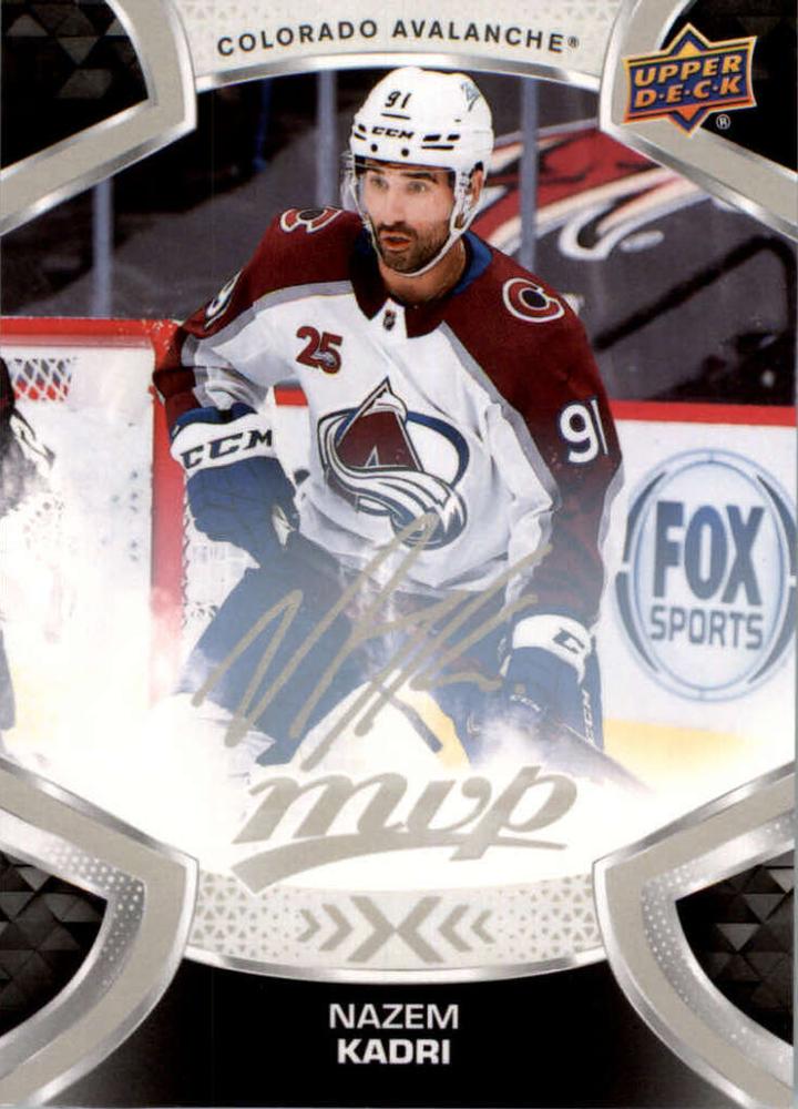 Nazem Kadri #89 Colorado Avalanche | 2021-22 Upper Deck MVP Silver Script