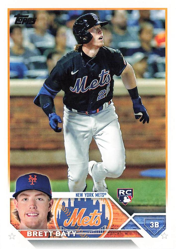 Brett Baty #89 New York Mets | 2023 Topps