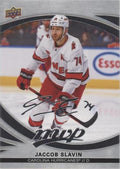 Jaccob Slavin #89 Carolina Hurricanes | 2023-24 Upper Deck MVP Silver Script