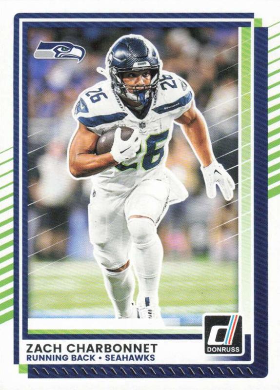 Zach Charbonnet #89 Seattle Seahawks | 2025 Donruss | NFL Football