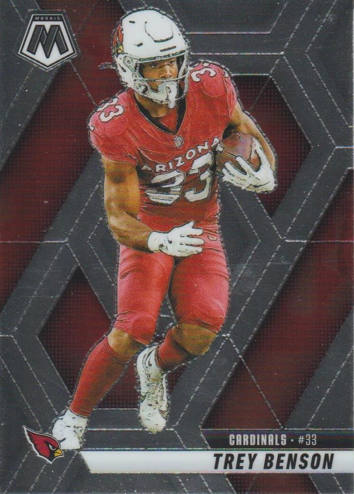 Trey Benson #89 Arizona Cardinals | 2025 Panini Mosaic | NFL Football