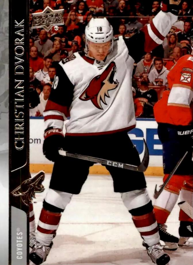 Christian Dvorak #8 Arizona Coyotes | 2020-21 Upper Deck