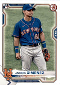 Andres Gimenez #8 New York Mets | 2021 Bowman