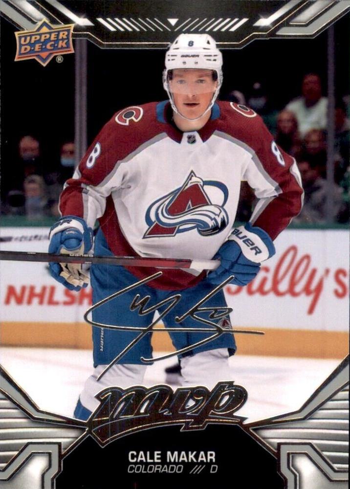 Cale Makar #8 Colorado Avalanche | 2022-23 Upper Deck MVP Silver Script