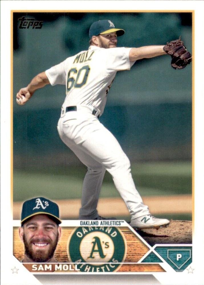 Sam Moll #8 Oakland Athletics | 2023 Topps