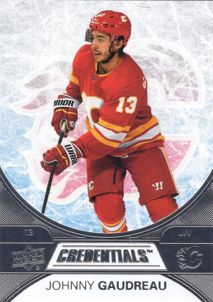 Johnny Gaudreau #8 Calgary Flames | 2021-22 Upper Deck Credentials