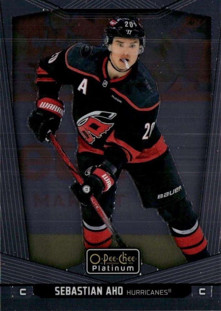 Sebastian Aho #8 Carolina Hurricanes | 2024-25 O-Pee-Chee Platinum