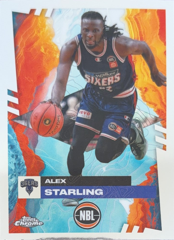 Alex Starling #8 Adelaide 36ers | 2024-25 Topps Chrome NBL (front)