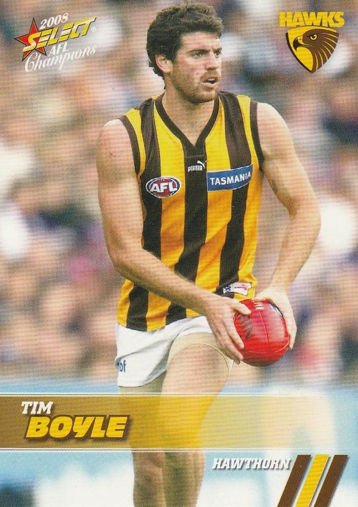 Tim Boyle #90 Hawthorn Hawks | 2008 Select AFL Champions