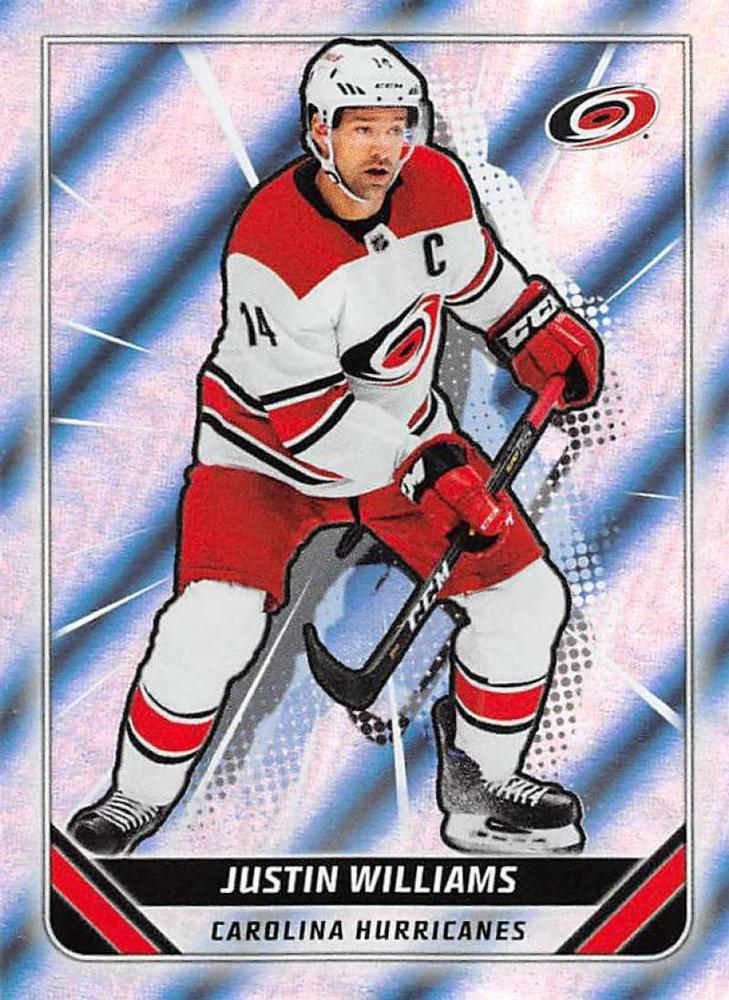 Justin Williams FOIL #90 | 2019-20 Topps NHL Sticker Collection