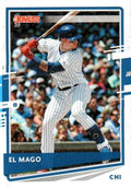 Javier Baez #90 Chicago Cubs ("El Mago" on front, old Donruss logo on back) | 2020 Donruss