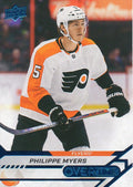 Philippe Myers #90 Philadelphia Flyers | 2020-21 Upper Deck Overtime Blue Foil