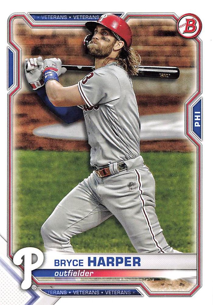Bryce Harper #90 Philadelphia Phillies | 2021 Bowman
